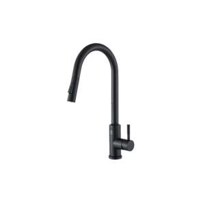 Blackswan M275 Küchenarmatur, mattschwarz, ausziehbarer Sprühkopf, Einhebelmischer - Nonbrand Wasserhahn