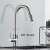 Blackswan M276 kitchen faucet with pull-out sprayer, showing 360 degree rotation