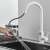 Blackswan M278 kitchen faucet, white, sensor, LCD display, 2 modes, pull-out sprinkler in use