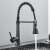 Blackswan M238 kitchen faucet, black, with flexible spout, 2 modes, water flowing