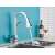 Blackswan M191 kitchen faucet with pull-out spray, chrome finish, installed in a kitchen sink
