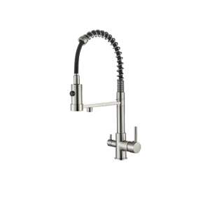 Konyhai mosogató csaptelep, Blackswan, M250 típus, nikkel modell tisztított víz kivezetéssel, 48 cm 102641213 - Nonbrand Csaptelep