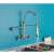 Blackswan M292 kitchen faucet, nickel, wall mounted, 2 modes, 44 cm, in use
