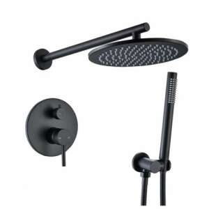 Blackswan M68.2 Matt Schwarz Duschset mit Handbrause - Brausegarnitur