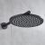 Blackswan M68.3 matte black round shower head