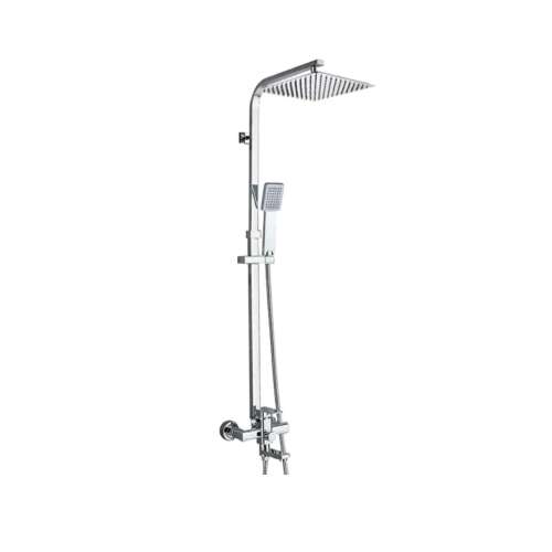Blackswan M73.4 shower set, chrome finish, wall mounted