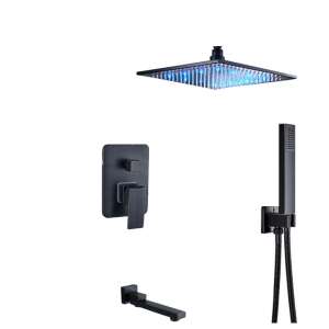 Set za tuširanje, Blackswan, tip M73.34, antikno crni model, veličina 40 cm 102641653 - Dom i vrt