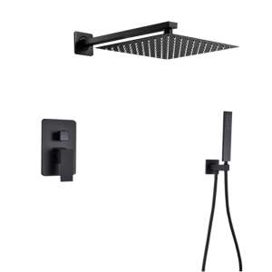 Set tuš slavine, Blackswan, tip M73.46, mat crni model, veličina 40 cm 102641754 - Set za tuširanje