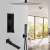 Blackswan M73.48 Matt Black Smart Shower Set in a Bathroom Setting