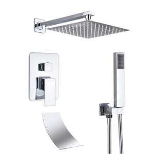 Blackswan shower set, M2.2.2 type, chrome finish, 40 cm - Shower set