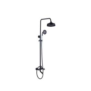 Blackswan M17.2 type shower set, antique black, 20 cm - Shower set