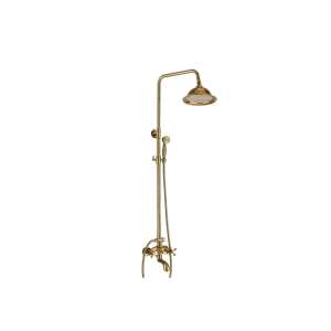 Blackswan M27.2 shower set, gold finish, 20 cm - Shower set