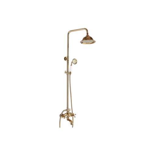 Blackswan M41.1 shower set, gold, 20 cm