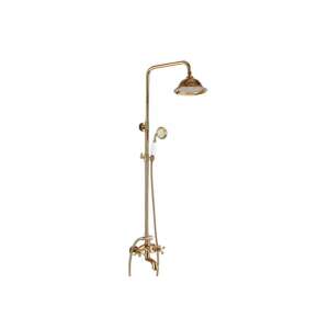 Blackswan M41.1 Duschset, gold, 20 cm - Brausegarnitur