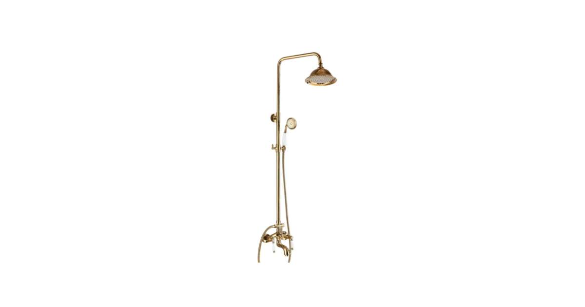 Blackswan Shower Faucet, M41.2 type, shiny gold model, 20 cm size 102642271