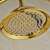 Blackswan M41.2 shower head, gold finish, close-up