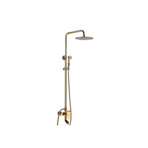 Blackswan M88 Vékony shower faucet, gold finish, 20 cm - Shower set