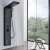 Blackswan M6004 zuhanypanel vízesés zuhanyfejjel, kézi zuhanyfejjel és spa fúvókákkal, fürdőszobában felszerelve
