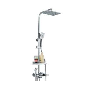 Blackswan M138 shower column with thermostatic mixer, hand shower, and overhead shower - Shower set