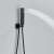 Blackswan M164 Matt Black Hand Shower with Water Flow