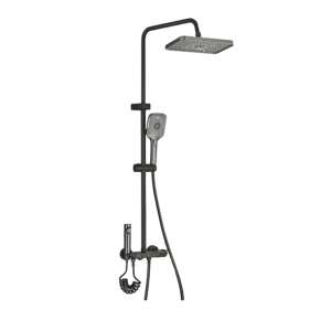 Tuš stup, Blackswan, tip M168, podesivi antracit sivi model, sa skrivenom slavinom i tušem pod pritiskom, veličina 120 cm 102643039 - Set za tuširanje