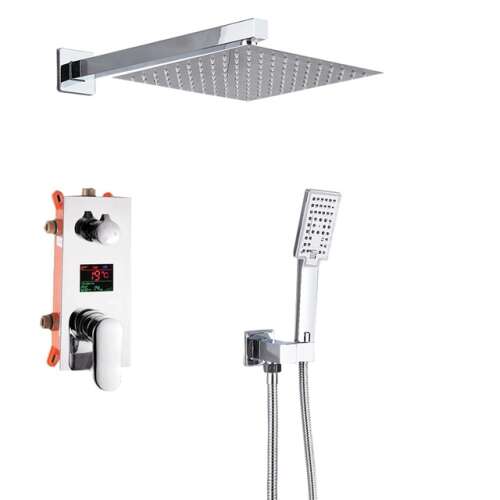 Blackswan M180 Shower Set, Chrome model, 2-way with SPA shower head, 30 cm