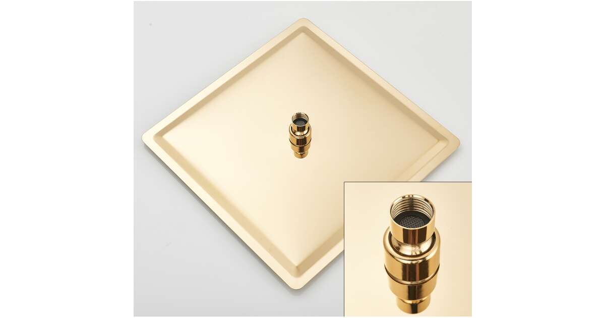 Blackswan Shower Set, M60.9 type, shiny gold model, 20 cm size 102643191