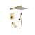 Blackswan M219 Shower Set, Gold, Waterfall Spout, 30cm