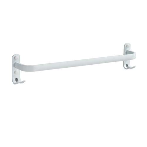 Suport de prosoape alb cu cârlige, Blackswan M14, 50 cm