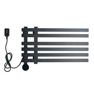 Blackswan M33 beheizter Handtuchhalter, schwarz, 60 cm - Badezimmer-Zubehör