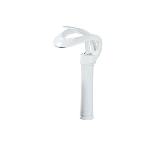 Robinet de chiuvetă de baie Blackswan M220 cu cascadă, alb