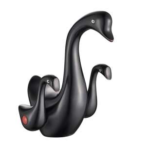 Robinet de chiuvetă Blackswan M261 Swan, negru mat, 19 cm - Nonbrand Robinet
