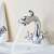 Blackswan M267 Dragon chrome bathroom sink faucet with water running