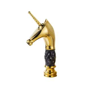 Robinet de chiuvetă Blackswan M270 Unicorn, auriu și negru - Nonbrand Robinet