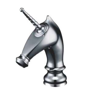 Blackswan M282 Unicorn смесител за мивка за баня, хром, къс модел, 20 cm - Nonbrand Смесител