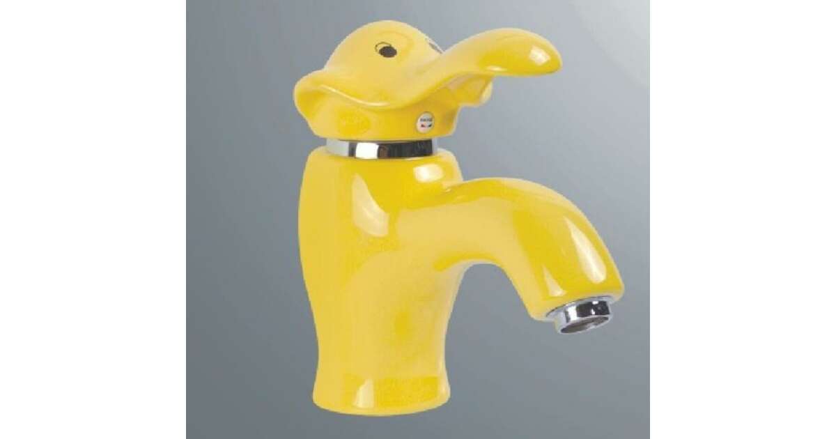 Bathroom sink faucet, Blackswan, type M291 Elefant, yellow model, size 16 cm 102644047