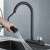 Blackswan M296 Matte Black Kitchen Faucet with Pull-Out Sprayer in use