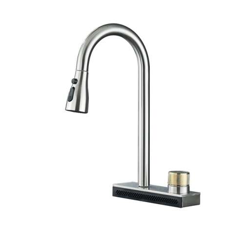 Blackswan M297 Brushed Nickel Kitchen Faucet with Pull-Out Sprayer