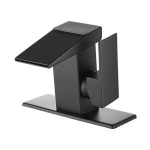 Blackswan M292 bathroom sink faucet, matte black, smart model with LCD display, 13 cm - Nonbrand Faucet