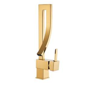 Blackswan M295 gold waterfall bathroom sink faucet - Nonbrand Faucet