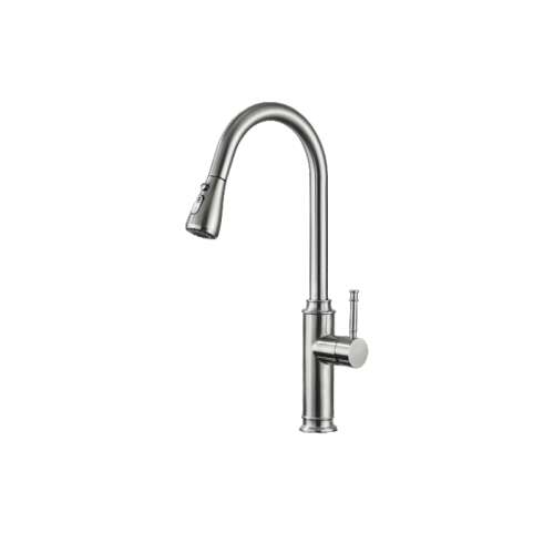 Blackswan M312 kitchen faucet, matte nickel, 2 modes, pull-down spray