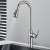 Blackswan M314 kitchen faucet in use, nickel model with 2 modes and pause button, 49 cm
