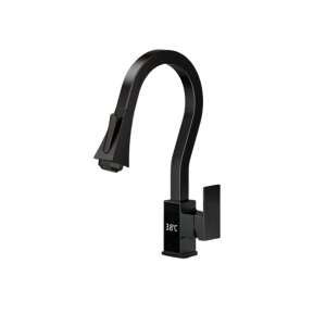 Robinet de bucătărie Blackswan M315, negru mat, 45 cm - Nonbrand Robinet