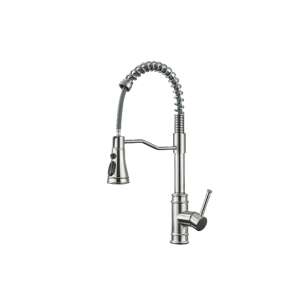 Blackswan M322 Küchenarmatur, Nickelmodell mit 3 Modi und ausziehbarer Dusche, 49 cm - Nonbrand Wasserhahn