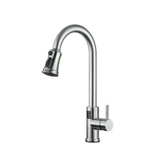 Blackswan M326 kitchen faucet, brushed nickel, 3 modes, LCD display, sensor - Nonbrand Faucet