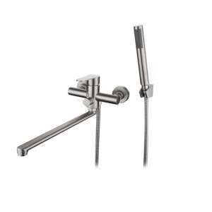 Blackswan M336 kitchen sink faucet, nickel model with wall mount and shower head, 23 cm - Faucet