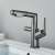 Blackswan M300 kitchen faucet, anthracite gray, pull-out spray, LCD display, 2 modes