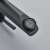 Close-up of the Blackswan M301 matte black bathroom sink faucet spout with aerator