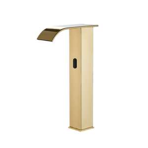 Blackswan M304 gold waterfall bathroom sink faucet with sensor - Nonbrand Faucet
