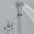 Blackswan M97 chrome bathtub faucet with 5-way shower head and water flow
